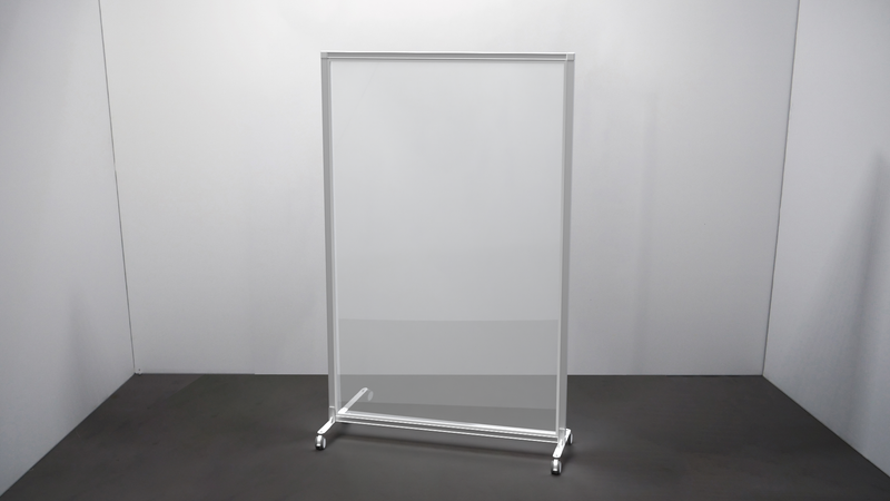 Clear Acrylic Screen on Wheels - TecnaCare