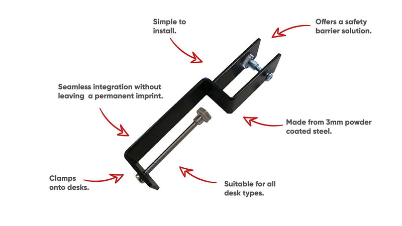 Desk Clamps (Pair) - TecnaCare