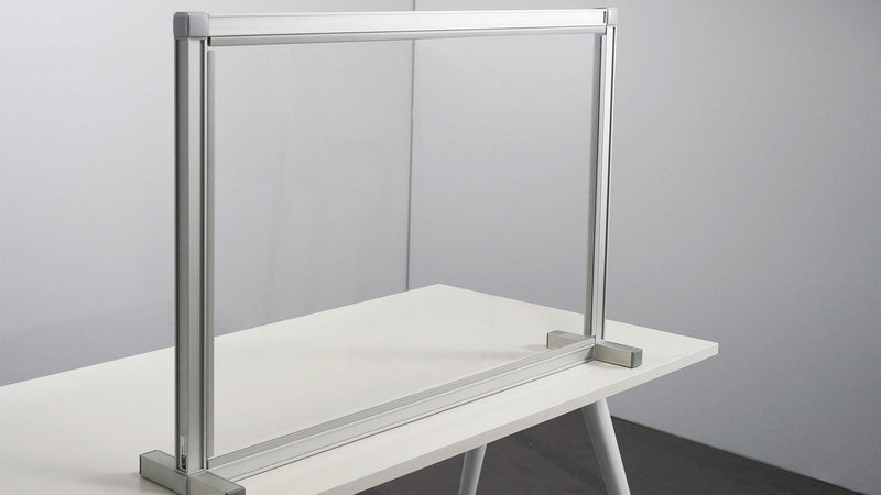 T3 Desk Dividers - Clear Acrylic - TecnaCare